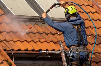 Démoussage et hydrofuge de toiture à Montain